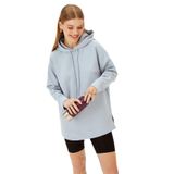 Exquise Oversize Rahat Kesim Sweatshirt, L, oversize-kesim-sweatshirt-a24k04175018, Mavi, kadın