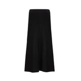 Exquise Yüksek Bel Midi Triko Regular Etek, M, E25K05127001, Siyah, Kadın