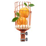EXTEND-A-REACH Sadece Meyve Seçici Sepet // Twist-On Elma Seçici Sepet Sadece Standart Acme Uzatma Direğine Uyar // Portakal Mango Avokado Limon Armut için Meyve Ağacı Seçici Aracı (Direk Ayrı