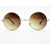 Extoll John Lennon Yuvarlak Siyah Güneş Gözlüğü Unisex