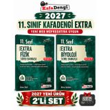 Extra 2027 11.Sınıf Fizik-Biyoloji 2 Kitap %100 YENİ MÜFREDAT Soru Bankası Set+Kronometre(Yeni Ürün)