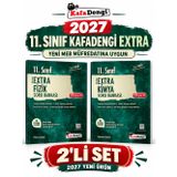 Extra 2027 11.Sınıf Fizik-Kimya 2 Kitap %100 YENİ MÜFREDAT Soru Bankası Set(Yeni Ürün)