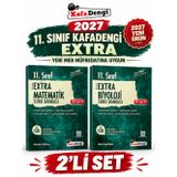 Extra 2027 11.Sınıf Matematik-Biyoloji 2 Kitap %100 YENİ MÜFREDAT Soru Bankası Set(Yeni Ürün)