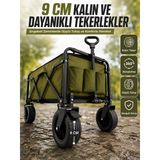 Extra Cepli Katlanabilir Wagon Arabası ile Pratik ve Düzenli Taşıma - Lisinya