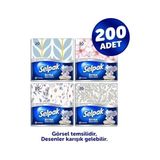 Extra Desenli Peçete 20'li - Kestane Akaju - Option-1