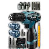 extra erğonomik lüks men matkap 24 parça armut pataryalı 12 V
