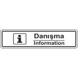 Extra Fix 7x24 cm Pvc Danışma Informatıon Levhası