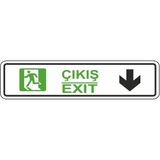 Extra Fix Pvc Çıkış-Devam Uyarı Levhası