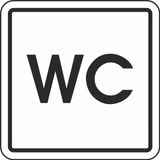 Extra Fix Pvc WC Uyarı Levhası