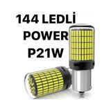 Extra Market P21W 144 Ledli Ultra Parlak Geri Vites Park Ampül Tek Duy Beyaz (2 Adet)