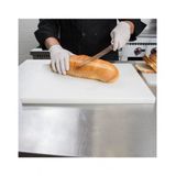 Extra Sert Dayanıklı Plastik Polietilen Kesim Panosu 40X25x2cm Beyaz