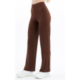 Extra Yumuşak Uzun Viskon Pantolon Home&Outdoor-Kahverengi - XL