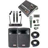 Extreme Paket-1 Mixer Hoparlör Mikrofon Full Ses Sistemi Seti