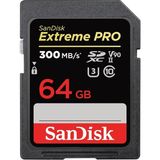 Extreme Pro Sdhc Uhs-Ii Hafıza Kartı V90 64 GB (300 Mb/s, 8k, 4K ve Full-Hd Video Kaydı, Rescuepro Deluxe, Darbeye Dayanıklı, Isıya Dayanıklı, Su Geçirmez ve Röntgen Korumalı)