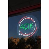 Extremmotif Açık Neon Led Dekoratif Duvar Yazısı Tabelası Aydınlatması Gece Lambası