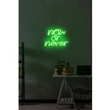 Extremmotif Now Or Never Neon Led Duvar Yazısı Dekoratif Işıklı Gece Lambası Duvar Süsü