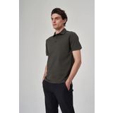 Exuma 1412034 Haki Polo Yaka Erkek T-shirt