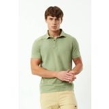 Exuma 1412034 Zeytin Yeşili Polo Yaka Erkek T-shirt