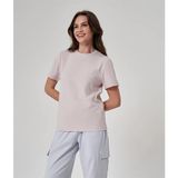 Exuma 1522110 Pudra Pembe Kadın T-shirt