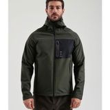 Exuma 2011120 Koyu Haki Softshell Erkek Mont