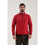 Exuma 2212001 Bordo Yarım Fermuarlı Erkek Polar