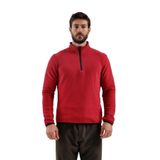 Exuma 2312002-677 Bordo Yarım Fermuarlı Erkek Polar