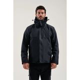 Exuma Erkek 3 In 1 Mont 2111153 Uzun Kollu Cepli Polar Kumaşla Outdoor Kullanım İçin Siyah - 010 - Siyah