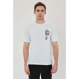 Exuma Erkek Baskılı T-Shırt 1412049 - 2XL - White