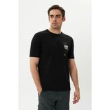Exuma Erkek Baskılı T-Shırt 1412049 - Siyah - 2XL