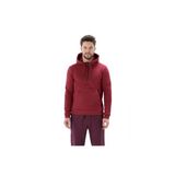 Exuma Erkek Bordo Yarım Fermuar Kapüşonlu Sweatshirt 2012051