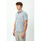 Exuma Erkek Gri Pike Gömlek - 2XL
