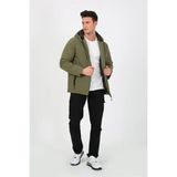 Exuma Erkek Haki Mont Winter Jacket 2311002-801 - Yeşil - XL