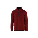 Exuma Half Zip Melange Polar M Erkek Bordo Sweatshirt 2012125-18