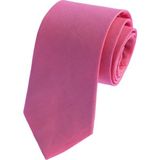 Exve Exclusive Pembe Sade Italyan Kalıp Keten Kravat - Standart