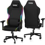 Exvega Lunar Active Rgb Black Oyuncu Koltuğu - Siyah