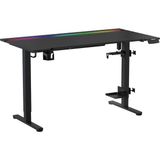 Exvega Nexus Rgb Yükseklik Ayarli Metal Oyuncu ve Çalisma Masasi