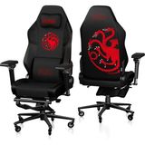 Exvega Pandora Game Of Thrones Targaryen Oyuncu Ve Çalışma Koltuğu - Kırmızı - Siyah