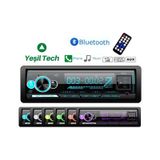 Exvol Araba Oto Teyp 7 Renk Çift Usb Sd Aux Bletooth Çift Amfi
