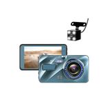 EXVOL ARAÇ İÇİ YOL KAYIT KAMERASI 4 İNC FULL HD 1.8 LENS YOL+GERİ GÖRÜŞ KAMERALI 1296P