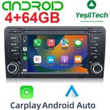 Exvol Audi A3 2003-2013 4GB/64GB Android Multimedya Carplay 7 Inc Hd IPS Ekran Kamera Hediyeli