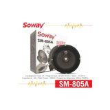 Exvol Soway SM-805A 20CM Midrange Kurşun Göbek 300W 60RMS Hoparlör (2ADET)