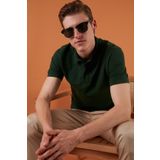 Exxe Pamuklu Regular Fit Düğme ve Fermuarlı Polo T Shirt Erkek Polo EX601