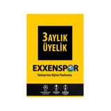 Exxen Reklamlı Spor 3 Ay Üyelik
