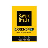 Exxen Reklamsız Spor 3 Ay Üyelik
