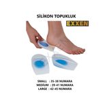 Exxen Tam Ortopedik Anatomik Silikon Ayakkabı Topukluk Topuk Dikeni Topukluğu