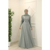 exxitcollection Roza Tesettür Abiye Elbise