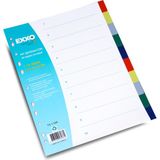 Exxo 1-10 Renkli Separatör Ts 110r Kırmızı Asetat Kalem ile 10 Parça Düzenleyici Set