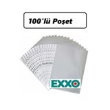 Exxo A4 Eco Şeffaf Poşet Dosya 100'Lü