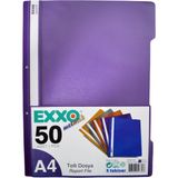 Exxo Metalik Telli Dosya 50'li Metalik Mor