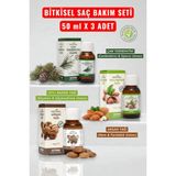 Exxtrem 3'lü Yağ Saç Bakım Seti Argan Tatlı Badem Çam Terebentin 50MLX3 Dermatolojik Testli Güvenli